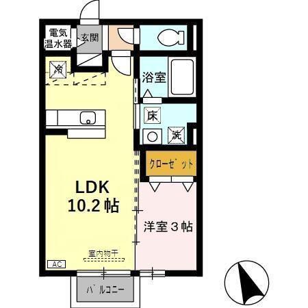 サンハイム（103） 間取り図画像