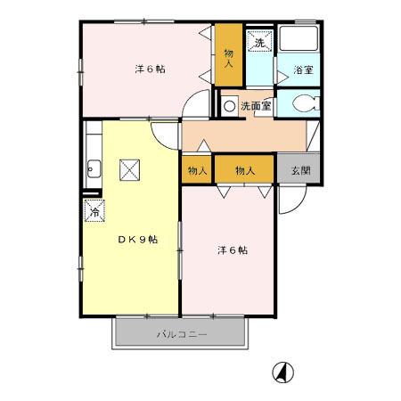メゾン・マロニエ（101） 間取り図画像