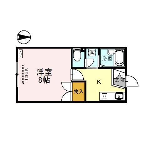 ワンズ20　A棟（108） 間取り図画像