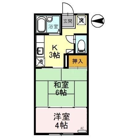 リバーサイドＫＭ（101） 間取り図画像