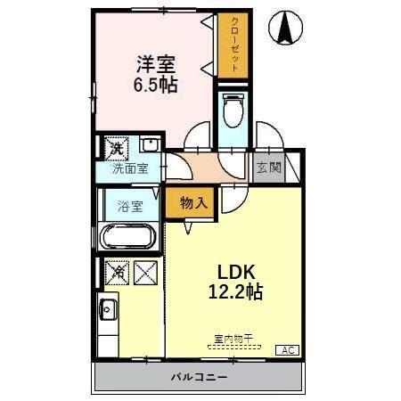 グラン・エルレ　Ｂ（105） 間取り図画像