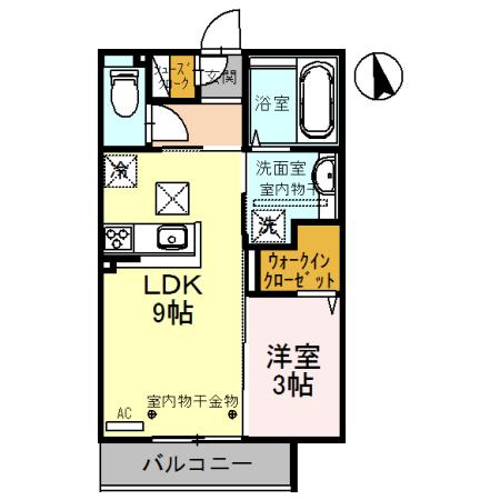 ゼフィール　A（103） 間取り図画像