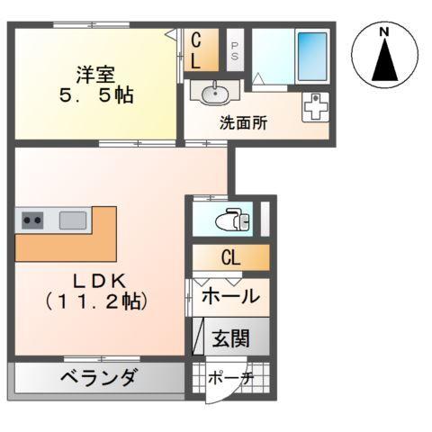 Ｇｒａｃｅ　Ｖｉｌｌａ（グレイス　ヴィラ） 間取り図画像