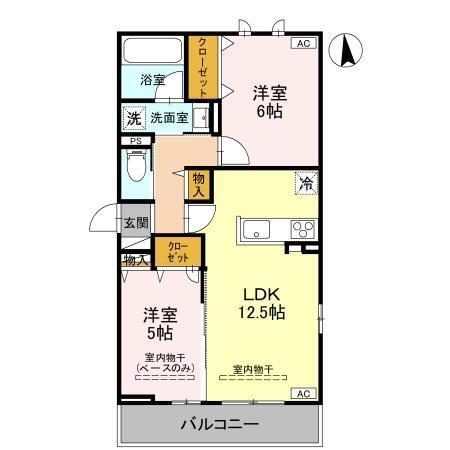 DR長坂台HERZ（301） 間取り図画像