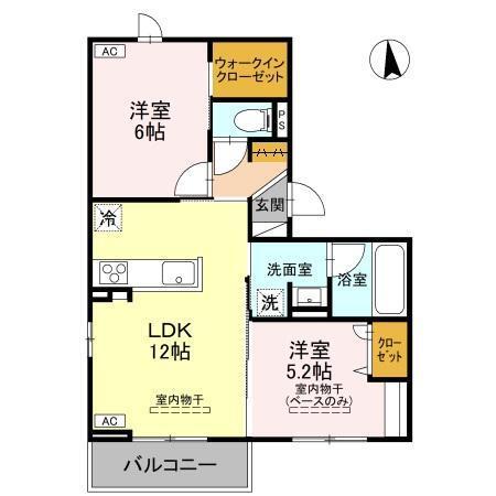 DR長坂台COEUR（202） 間取り図画像
