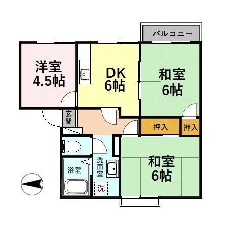 フレグランス パヒューム（102） 間取り図画像