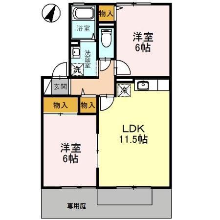 セジュールヴィヴレ（103） 間取り図画像