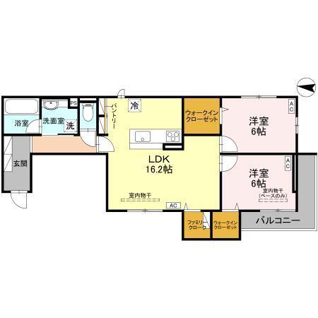 向日葵（203） 間取り図画像