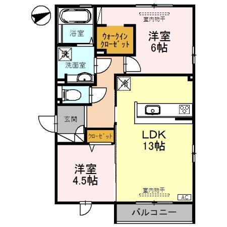 LA・Fraise（ラ・フレイズ）（303） 間取り図画像