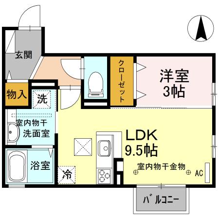 Ｋ＆Ｋ（102） 間取り図画像