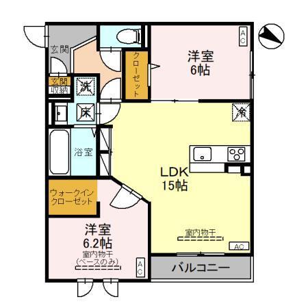 D-residence西念（105） 間取り図画像