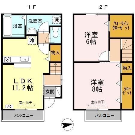 ファミーユ・アイ（Ⅵ） 間取り図画像