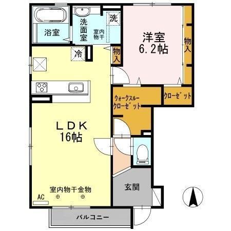 ＩＶＥＲ（アイバー）（101） 間取り図画像