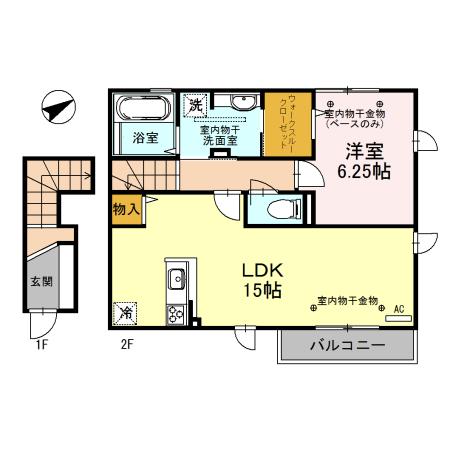 西京の郷　壱乃館（203） 間取り図画像