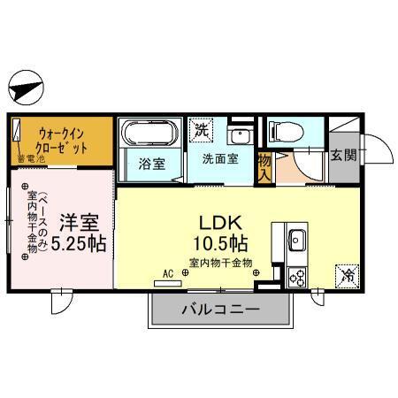 クレストガーデン（301） 間取り図画像