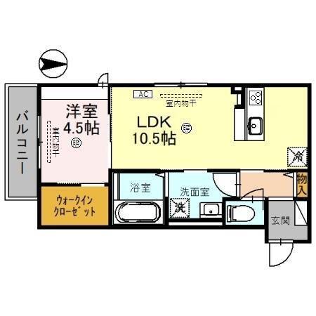 サンクR（202） 間取り図画像