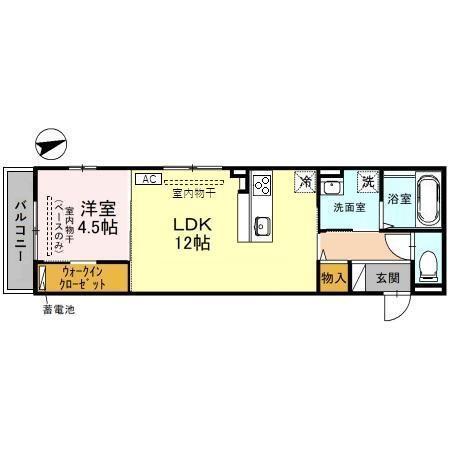 クレストガーデン（102） 間取り図画像