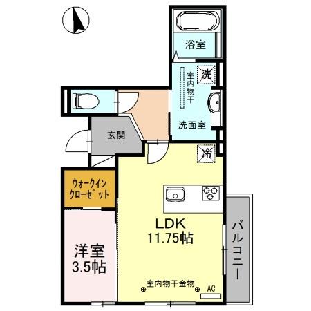 WILL(ｳｨﾙ)（203） 間取り図画像