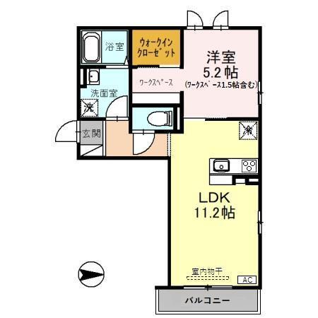 ピアパラッツォ（101） 間取り図画像