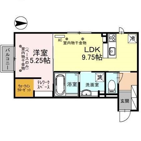 La Bonher（102） 間取り図画像