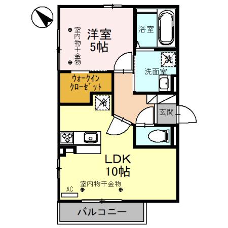 Innocence（201） 間取り図画像