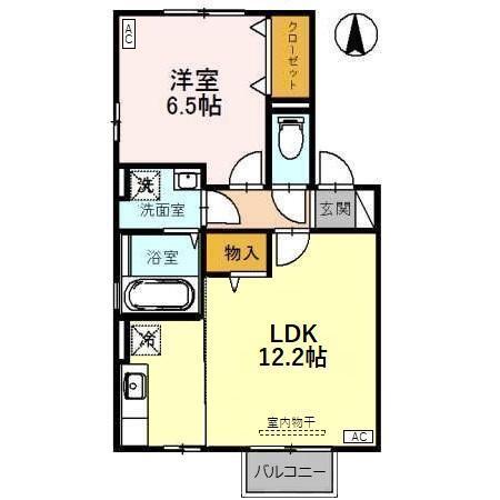 グラン・エルレ　Ｂ（205） 間取り図画像