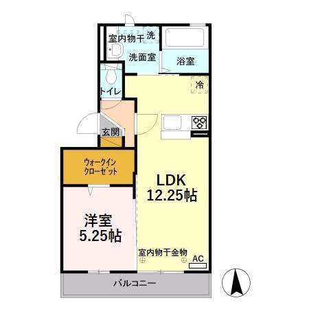 パルティール・リヴ（303） 間取り図画像