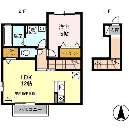 シャトレ（206） 間取り図画像