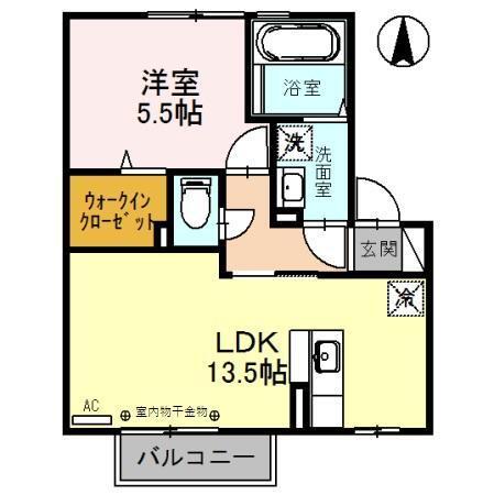 ルーチェ・28　Ｄ（212） 間取り図画像