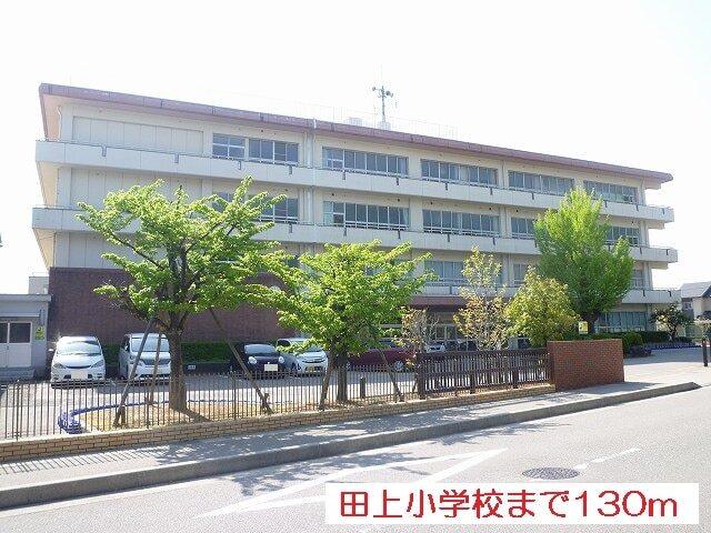 田上小学校：130m