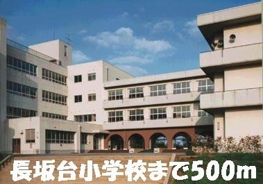 長坂台小学校：500m