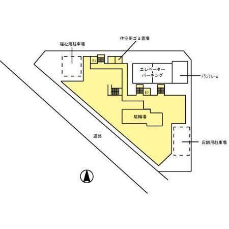 やわらぎ金沢　1206号室（1206） 駐車場