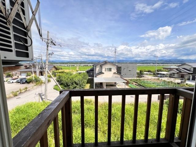 小松市矢崎町アパート 眺望