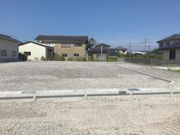 宅地⑦号地造成工事中