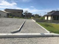 宅地⑧号地造成工事中、道路