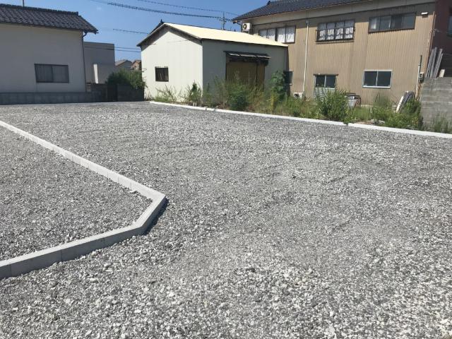 宅地⑧号地造成工事中
