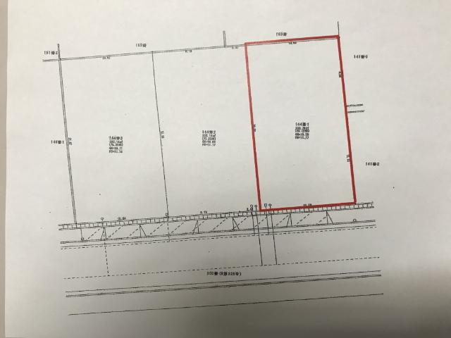 加賀市山代温泉北部３丁目の土地 区画図