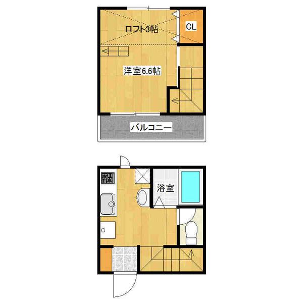 アフェット検見川（105） 間取り図画像