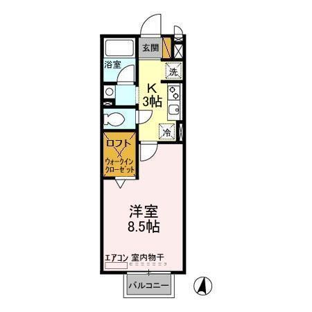 ヴェルデ都町（203） 間取り図画像