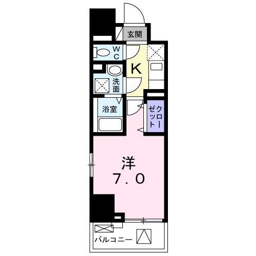 ジョリ　シャルマン（404） 間取り図画像