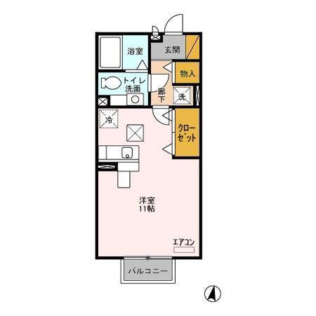 ＦＥＬＩＣＥ・青葉の杜　ＡＢ（B102） 間取り図画像