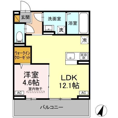 D-SOLACE末広4丁目（201） 間取り図画像