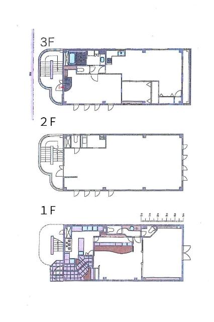 亀岡町売ビル 間取り図画像
