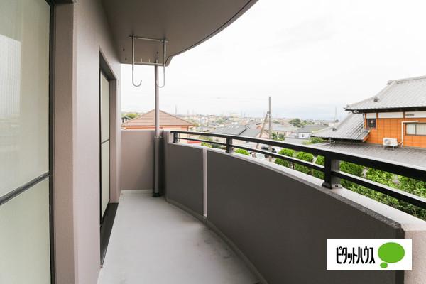 Kボヌール（2A） バルコニー
