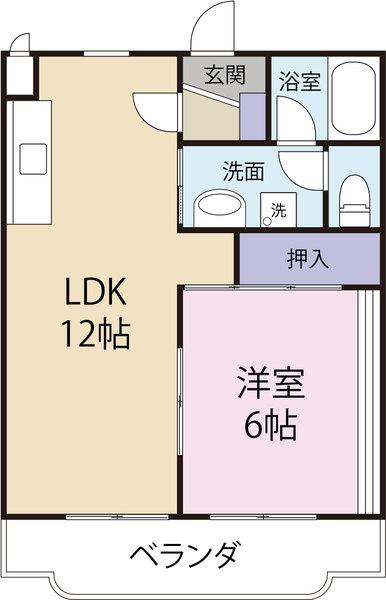 グレイス壱番館（402） 間取り図画像