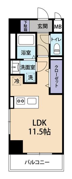 Mondo Fuji Ⅲ（403） 間取り図画像