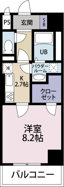 Mondo Fuji Ⅲ（702） 間取り図画像