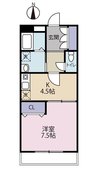 GrowRichビル（2H） 間取り図画像