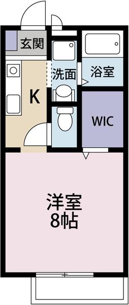 ペアパレスA（102） 間取り図画像