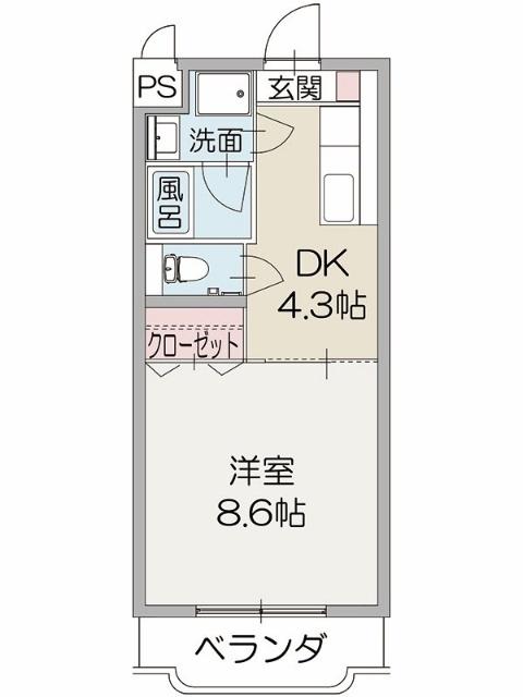 フォレスト（101） 間取り図画像